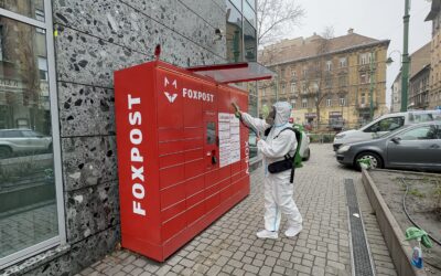 We have elevated environmental responsibility at the FOXPOST parcel lockers in Districts VII and VIII.